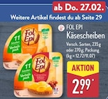 Käsescheiben bei ALDI Nord im Quakenbrück Prospekt für 2,99 €