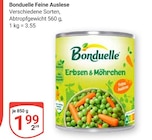 Feine Auslese Erbsen & Möhrchen von Bonduelle im aktuellen GLOBUS Prospekt