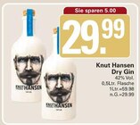 Dry Gin im Angebot bei WEZ in Bad Oeynhausen Dry Gin Angebote von Knut Hansen bei WEZ Bad Oeynhausen für 29,99 €