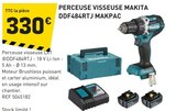 Tout Faire Plélan-le-Grand - Promo Perceuse visseuse ddf484rtj makpac Promo Perceuse visseuse ddf484rtj makpac à 330,00 € dans le catalogue Tout Faire à Plélan-le-Grand
