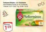 Kräutertee Angebote von Teekanne bei GLOBUS Trier für 1,59 €