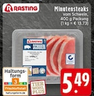 Minutensteaks vom Schwein bei EDEKA im Swisttal Prospekt für 5,49 €