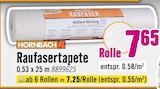 Raufasertapete Angebote von Hornbach bei Hornbach Leipzig für 7,25 €