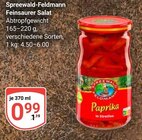 Feinsaurer Salat im Angebot bei GLOBUS in Siegen Feinsaurer Salat Angebote von Spreewald-Feldmann bei GLOBUS Siegen für 0,99 €