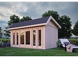 Aktuelle Gartenhaus Angebote bei bauwelt Delmes Heitmann in Hamburg Aktuelles Joda Skyline Satteldach-Gartenhaus Fichte 5000x3000 mm Angebot bei bauwelt Delmes Heitmann in Hamburg ab 9.398,99 €