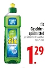 Geschirrspülmittel im EDEKA Prospekt Geschirrspülmittel von fit im aktuellen EDEKA Prospekt für 1,29 €