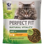 Perfect Fit? Adult 1+ Natürliches Trockenfutter mit Huhn und Truthahn 650 g bei Zookauf im Kaarst Prospekt für 3,29 €