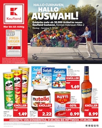 Kaufland Prospekt für Cuxhaven mit 60 Seiten Kaufland Prospekt für Cuxhaven: "Hier bin ich richtig", 60 Seiten, 21.05.2026 - 27.05.2026