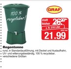 Regentonne Angebote von GRAF bei Herbrügger Menden für 21,99 €