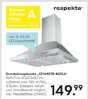 Dunstabzugshaube CH44078-60IXA von respekta im aktuellen Hellweg Prospekt