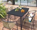 Promo Ensemble repas : table pop et 6 fauteuils bistrot à 199,00 € dans le catalogue Mr. Bricolage à Saint-Yrieix-la-Perche