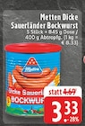 EDEKA - Dicke Sauerländer Bockwurst Angebot im Prospekt Dicke Sauerländer Bockwurst bei EDEKA im Prospekt "" für 3,33 €