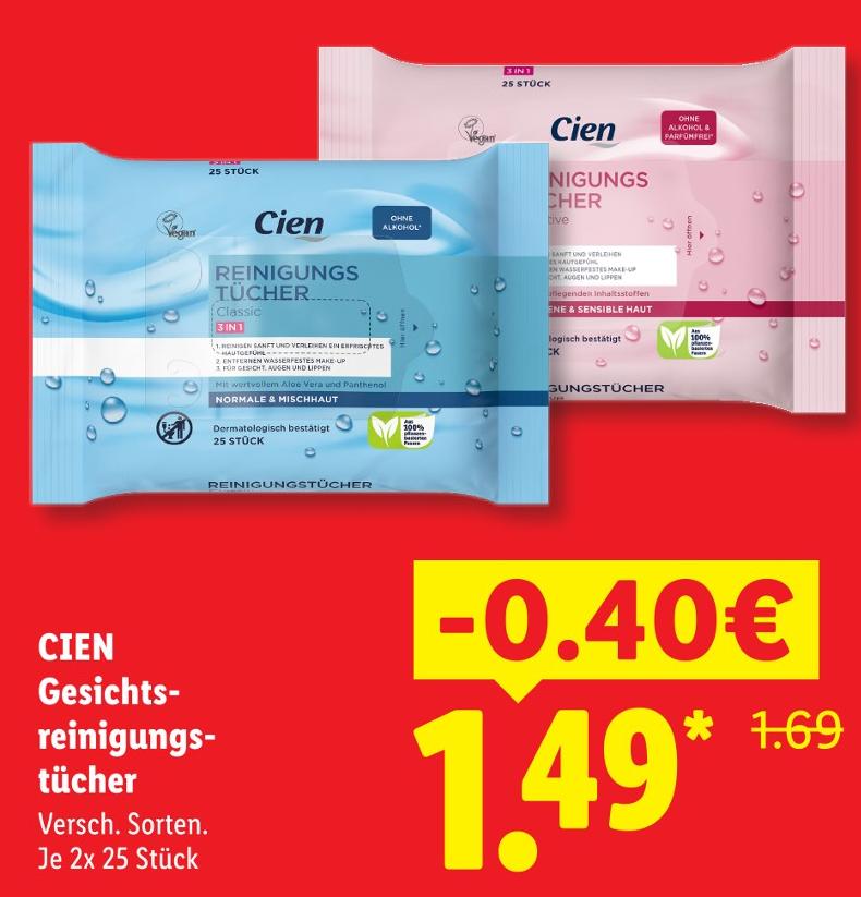 Gesichtsreinigungstücher Classic