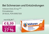 Voltaren Dolo 25 mg Filmtabletten Angebote von Voltaren bei mea - meine apotheke Aachen für 8,99 €