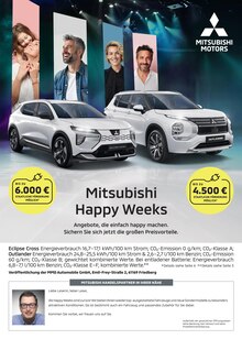 Mitsubishi Prospekt Mitsubishi Happy Weeks mit 1 Seite