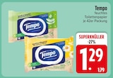 feuchtes Toilettenpapier im EDEKA Prospekt feuchtes Toilettenpapier von Tempo im aktuellen EDEKA Prospekt für 1,29 €