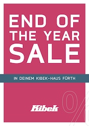 Aktueller Kibek Möbel & Einrichtung Prospekt in Windsbach und Umgebung, "END OF THE YEAR SALE" mit 18 Seiten, 26.12.2025 - 31.12.2025