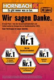 Aktueller Hornbach Baumärkte Prospekt in Heidelberg und Umgebung, "Wir sagen Danke." mit 34 Seiten, 01.10.2025 - 29.10.2025