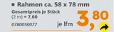 Rahmen im Globus-Baumarkt Prospekt Rahmen von im aktuellen Globus-Baumarkt Prospekt fĂŒr 3,80 âŹ