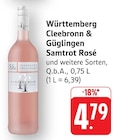 Samtrot Rosé bei EDEKA im Kirchheim Prospekt für 4,79 €
