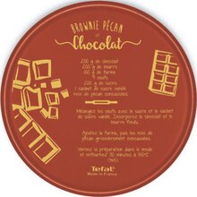 Recette - TEFAL dans le catalogue Géant Casino Moules en aluminium décor sérigraphié “recette” - TEFAL à 5,90 € en promo chez Géant Casino