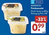 Feinkostsalat von Wonnemeyer im aktuellen ALDI SÜD Prospekt für 0,99 €