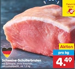 Aktuelles Schweine-Schulterbraten Angebot bei Netto Marken-Discount in Würzburg ab 4,49 €