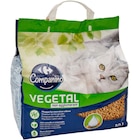 Litière végétale 100% naturelle pour chats - CARREFOUR COMPANINO en promo chez Carrefour Litière végétale 100% naturelle pour chats - CARREFOUR COMPANINO dans le catalogue Carrefour