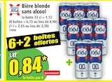 Bière blonde sans alcool - Kronenbourg 1664 en promo chez Norma Mulhouse à 0,84 €