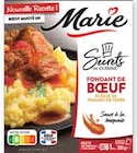 Fondant de bœuf écrasé de pommes de terre sauce à la basquaise - MARIE en promo chez Intermarché Fondant de bœuf écrasé de pommes de terre sauce à la basquaise - MARIE dans le catalogue Intermarché