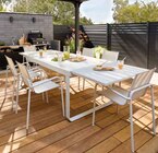 Table de jardin extensible - Arcane en promo chez Castorama Table de jardin extensible - Arcane dans le catalogue Castorama