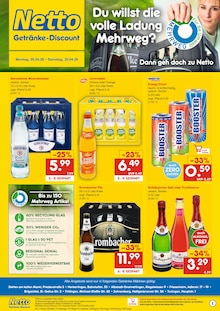 Energydrink im Netto Marken-Discount Prospekt "DER ORT, AN DEM DU IMMER AUSGEZEICHNETE PREISE FINDEST." mit 2 Seiten (Lahr (Schwarzwald))