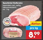 Aktuelles Spanferkel-Rollbraten Angebot bei Netto Marken-Discount in Frankfurt (Main) ab 8,99 €