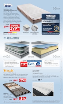 Bett im aktuellen Matratzen Concord Prospekt (Braunschweig) Bett im Matratzen Concord Prospekt "AUS LIEBE ZU GUTEM SCHLAF" mit 9 Seiten (Braunschweig)