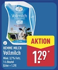 Vollmilch im Angebot bei ALDI Nord in Magdeburg Vollmilch Angebote von Hemme Milch bei ALDI Nord Magdeburg für 1,29 €
