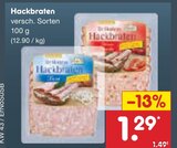 Hackbraten im Angebot bei Netto Marken-Discount in Mühlhausen Hackbraten Angebote bei Netto Marken-Discount Mühlhausen für 1,29 €