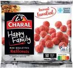 Happy family mini boulettes moelleuses surgelées - CHARAL en promo chez Intermarché Happy family mini boulettes moelleuses surgelées - CHARAL dans le catalogue Intermarché