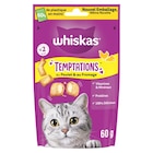Friandises pour chats Temptations - Whiskas en promo à 1,25 € chez Carrefour Friandises pour chats Temptations - Whiskas dans le catalogue Carrefour