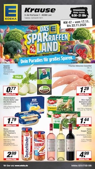 Aktueller EDEKA Prospekt "Aktuelle Angebote" Seite 1 von 18 Seiten für Laer