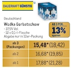 Aktuelles Wodka Gorbatschow Angebot bei Metro in Wuppertal ab 21,28 €