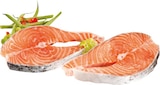Lachssteak im REWE Prospekt Lachs-Steaks im aktuellen REWE Prospekt für 2,19 €