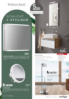 Badmöbel im Zurbrüggen Prospekt "IHR EINRICHTUNGSHAUS DER EXTRAKLASSE" mit 53 Seiten (Hamm)