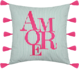 Le coussin “Dolce Vita” à Bazarland dans Les Aires Le coussin “Dolce Vita” à Bazarland dans Les Aires