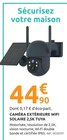 Caméra Extérieure WiFi Solaire 2,5K à Mr.Bricolage dans Saint-Amans-Soult