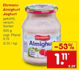 Almighurt Joghurt Angebote von Ehrmann bei Netto Marken-Discount Friedrichshafen für 1,11 €