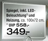 Spiegel, inkl. LED-Beleuchtung und Heizung im Angebot bei Ostermann in Siegburg Spiegel, inkl. LED-Beleuchtung und Heizung Angebote bei Ostermann Siegburg für 349,00 €