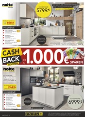 Aktueller BRAUN Möbel-Center Prospekt mit Herd, "CA$HBACK WOCHEN", Seite 16