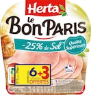 Jambon Le Bon Paris - Herta dans le catalogue Lidl