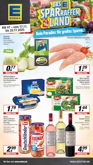 Aktueller EDEKA Warendorf Prospekt EDEKA Prospekt Warendorf "Aktuelle Angebote" mit 18 Seiten