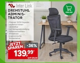 Drehstuhl Administrator im Angebot bei Marktkauf in Waiblingen Drehstuhl Administrator Angebote von Inter Link bei Marktkauf Waiblingen für 139,99 €